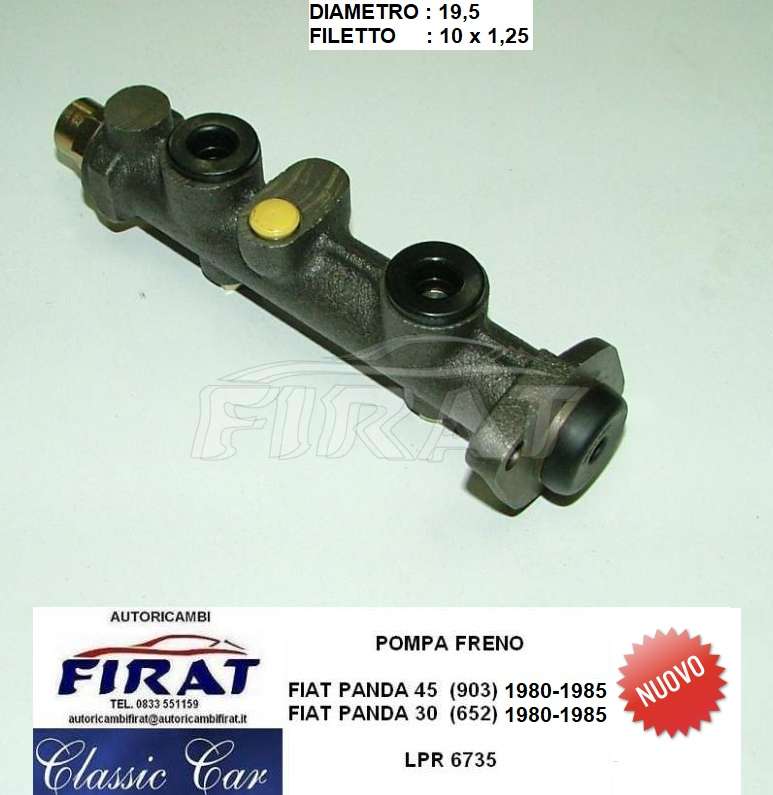 POMPA FRENO FIAT PANDA 30 45 LP6735